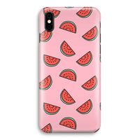 Watermeloen: iPhone X Volledig Geprint Hoesje
