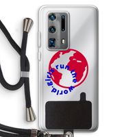 Run The World: Huawei P40 Pro Plus Transparant Hoesje met koord