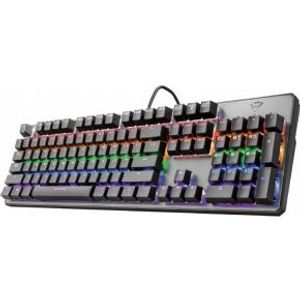 Trust GXT 865 Asta RGB Bedraad Zwart Gaming Toetsenbord