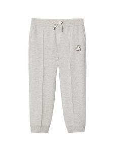 Brunello Cucinelli Kids pantalon de jogging à motif ourson - Gris