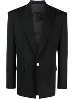 Balmain blazer à coupe oversize - Noir