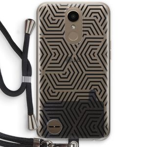 Magic pattern: LG K10 (2017) Transparant Hoesje met koord