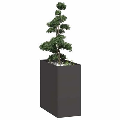 Plantenbak 40x80x80 cm staal zwart