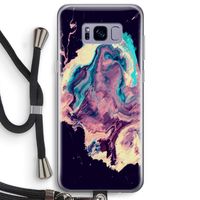 Cosmic Silence: Samsung Galaxy S8 Plus Transparant Hoesje met koord