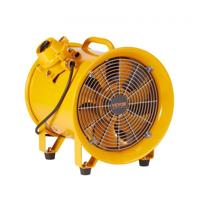 VEVOR Bouwventilator 550W AC-motor Bouwventilator 2850 RPM Bouwventilator Ventilator 1179 L/s (2500 CFM) Axiale ventilator 3m netsnoer Axiale ventilator 75dB geluidsniveau Industriële ventilator IP44