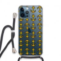 Musketon Anchor: iPhone 13 Pro Max Transparant Hoesje met koord