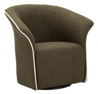 SIENA GREEN DRAAIFAUTEUIL CM 83,5x66x80 (ZITHOOGTE CM 42)
