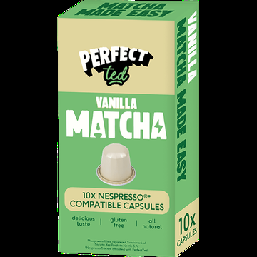 PerfectTed Vanilla Matcha Pods 10 Stuks bij Jumbo