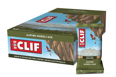 Clif Bar Energie Bar met Haver en Muesli (12 Stuks)