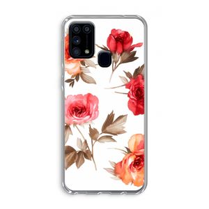 Roosjes: Samsung Galaxy M31 Transparant Hoesje