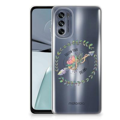 Motorola Moto G62 5G Telefoonhoesje met Naam Boho Dreams Motorola Moto G62 5G Telefoonhoesje met Naam Boho Dreams