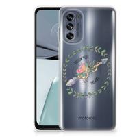Motorola Moto G62 5G Telefoonhoesje met Naam Boho Dreams