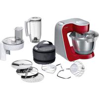 Bosch Haushalt MUM58720 Foodprocessor 1000 W Donkerrood, Zilver (mat)