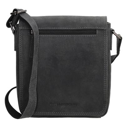 Hide & Stitches Messenger Bag Schoudertas Idaho Zwart