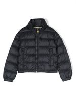 Moncler Enfant doudoune à logo imprimé - Bleu - thumbnail