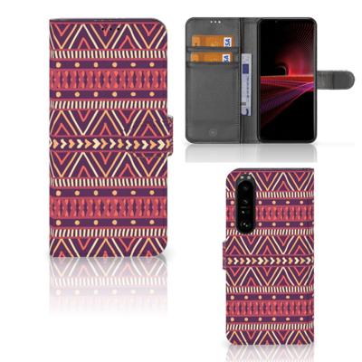 Sony Xperia 1 III | Telefoon Hoesje | Aztec Paars