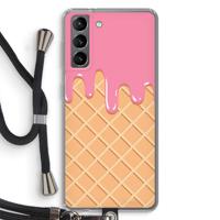 Ice cream: Samsung Galaxy S21 Transparant Hoesje met koord