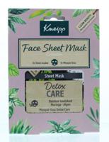 Kneipp Geschenkverpakking sheet mask detox care (1 Set)