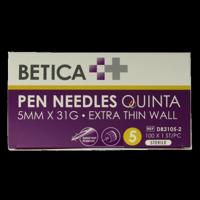 Pennaalden Quinta steriel 5mmx31g 100 Stuks
