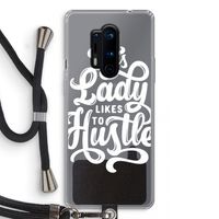 Hustle Lady: OnePlus 8 Pro Transparant Hoesje met koord