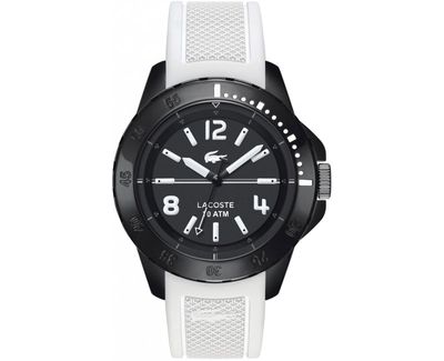 Lacoste horlogeband 2010713 / LC-75-1-29-2467 Rubber Wit 22mm
