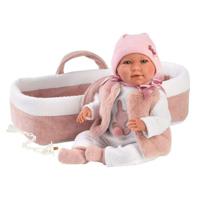 Babypop Llorens Mimi Roze 40 cm Reiswieg