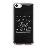 Risk loss: iPhone 8 Transparant Hoesje