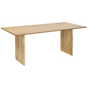 Beliani MOORA - Eettafel-Lichte houtkleur-MDF