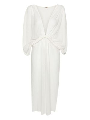 Cult Gaia robe de plage Inga - Blanc