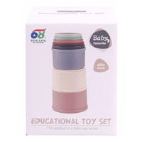 Stapeltoren Pastel, 8dlg.