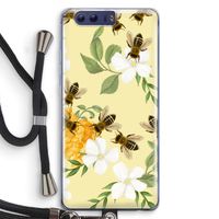 No flowers without bees: Honor 9 Transparant Hoesje met koord