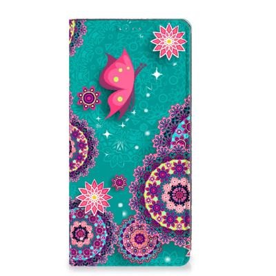 OPPO A57 | A57s | A77 4G | Bookcase | Cirkels en Vlinders