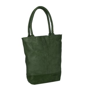 Justified Justified Amber Donker Groen 6L Handtas Schoudertas Shopper