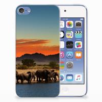 Apple iPod Touch 5 | 6 | TPU Hoesje | Olifanten