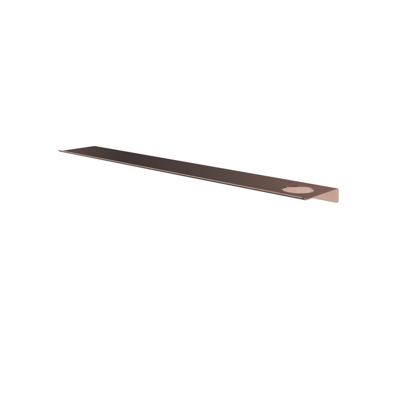 Hotbath &MORE Planchet - 80cm - inclusief bevestigings rails - 1 uitsparing - voor zeepdispenser of beker - Geborsteld koper PVD SH080HBCP