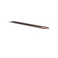 Hotbath &MORE Planchet - 80cm - inclusief bevestigings rails - 1 uitsparing - voor zeepdispenser of beker - Geborsteld koper PVD SH080HBCP