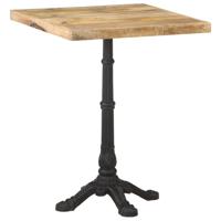 Bistrotafel 60x60x77 cm ruw mangohout