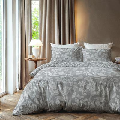 Dekbedovertrek Silver Sense - Lits-Jumeaux (240x220 Cm) - Zilver Microvezel - Bloemen - Zydante - Dekbed-Discounter.nl Dekbedovertrek Silver Sense - Lits-Jumeaux (240x220 Cm) - Zilver Microvezel - Bloemen - Zydante - Dekbed-Discounter.nl