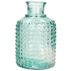 Atmosphera bloemenvaas Apotheker Fles model - transparant - 3D glas - H20 x D12 cm