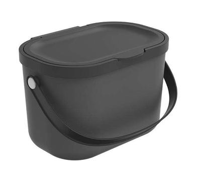 ROTHO Albula Anthracite - afvalscheidingscontainer - 3,2l