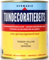 Tuindecoratiebeits 718 tender yellow 750 ml - Hermadix