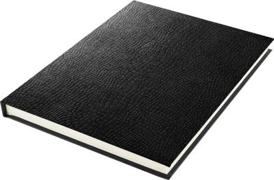 Kangaro k-5320 schetsboek a5 creme 120gr blanco papier, 140 blz hard cover zwart
