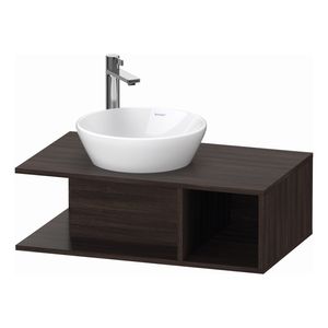 Badmeubel Duravit D-Neo Wand 80x48x26 cm Rechts Mat Kastanje (Donker)