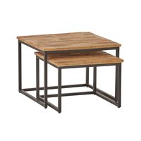 Laos salontafel set vierkant medium