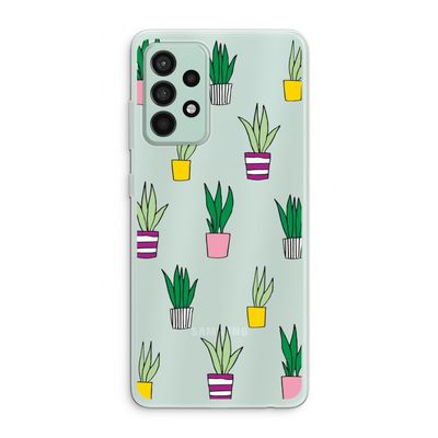 Sanseveria: Samsung Galaxy A52s 5G Transparant Hoesje