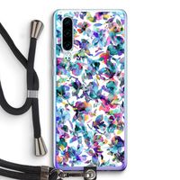 Hibiscus Flowers: Huawei P30 Transparant Hoesje met koord