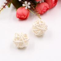10 stuks kunstmatige stro bal voor Birthday Party bruiloft Kerstmis Home decor (wit)