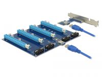 DeLOCK 41427 interfacekaart/-adapter Intern PCIe, USB 3.2 Gen 1 (3.1 Gen 1) - thumbnail