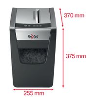 Rexel Momentum X312 Slim Papierversnipperaar Cross cut 5 x 42 mm 23 l Aantal bladen (max.): 12 vellen Ook geschikt voor Nietjes, Paperclips - thumbnail