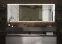 Martens Design Praag spiegel met LED verlichting, spiegelverwarming en sensor 160x70cm - thumbnail